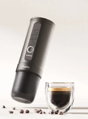 OutIn Nano Tragbare Espressomaschine in Space-Grau